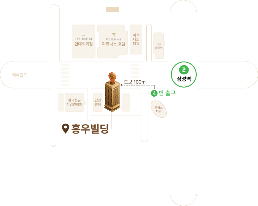 법무법인JR 오시는 길 지도 이미지